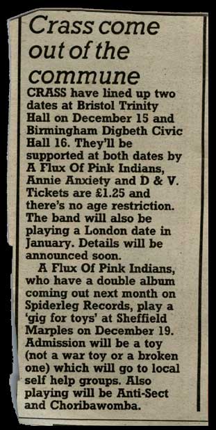 Crass press review